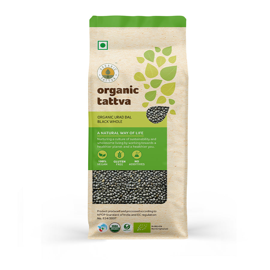 Organic Tattva Urad Black Whole 500gm