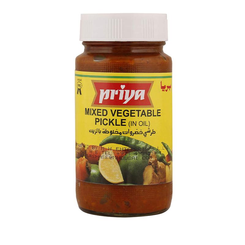 Priya Mixed Vegetables Pickle 300gm - Spice Village