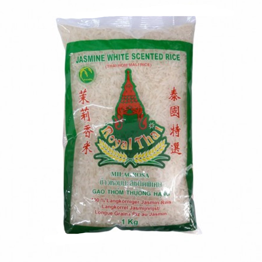 Royal Thai Jasmine White Scented Rice 1kg - Spice Village