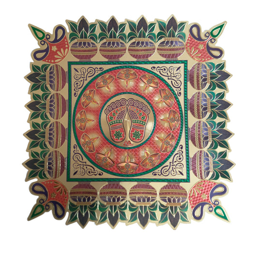 Rangoli Sticker Square - Spice Village
