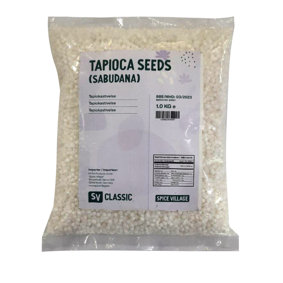 SV Classic Tapioca Seeds (Sabudana) 1kg - Spice Village