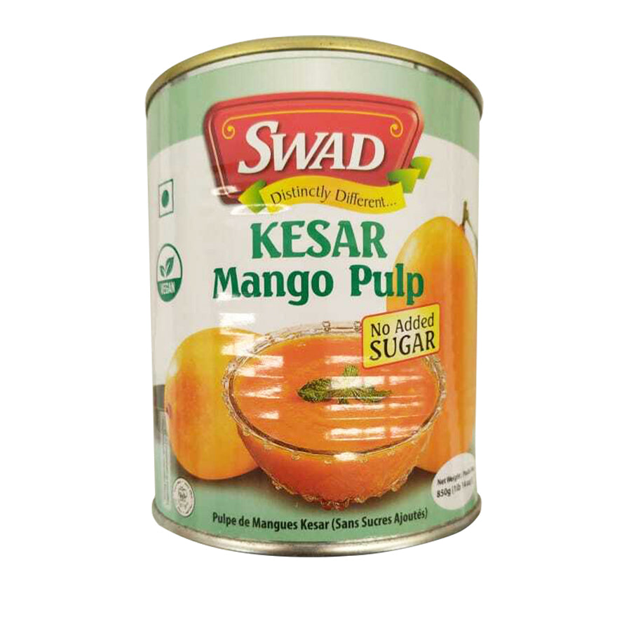 Swad Kesar Mango Pulp (No Added Sugar) 850gm