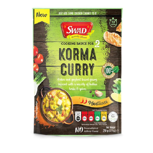 Swad Korma Curry Sauce 250gm - Spice Village