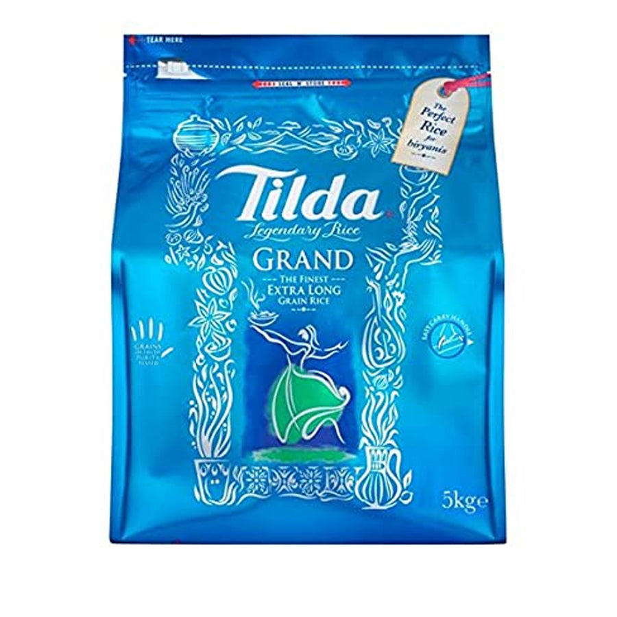 Tilda Grand Extra Long Grain Basmati Rice 5kg - Spice Village