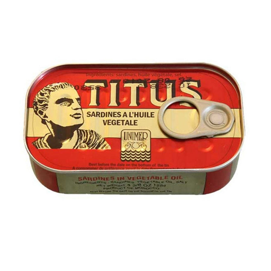 Titus Sardines in Vegetable Oil 125gm