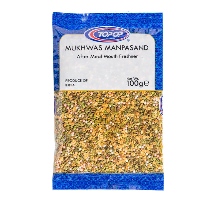 Top Op Mukhwas Man Pasand 100gm - Spice Village