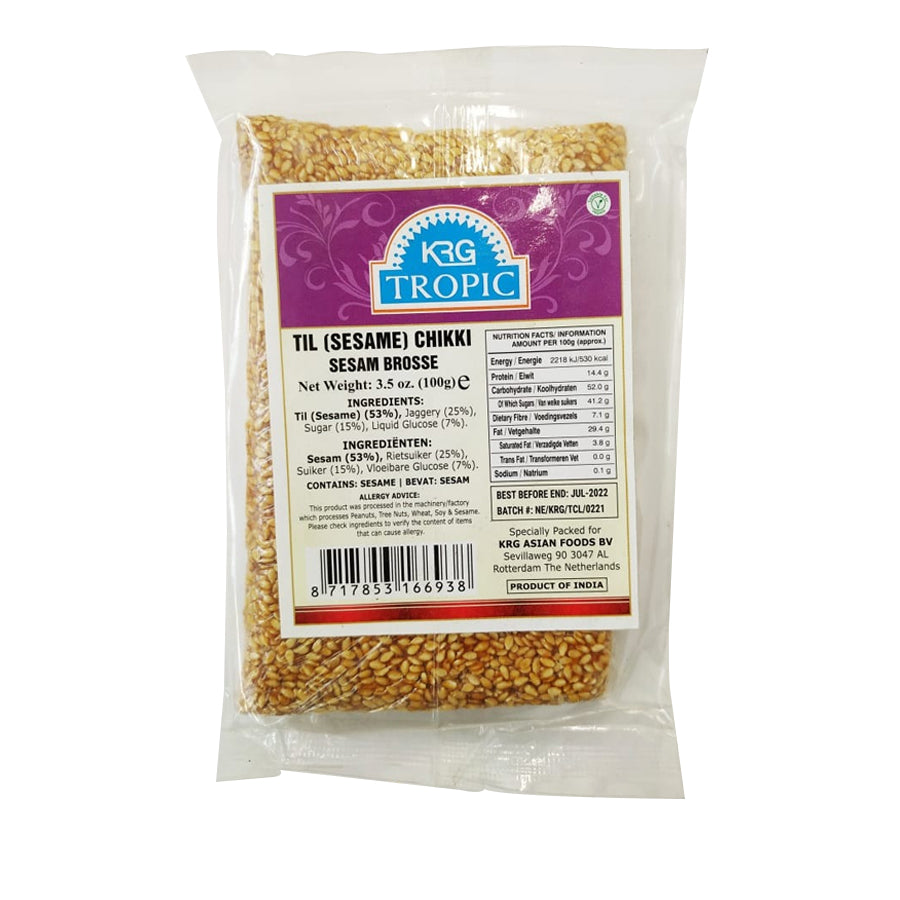 Tropic Gajak Chikki Sesame 100gm
