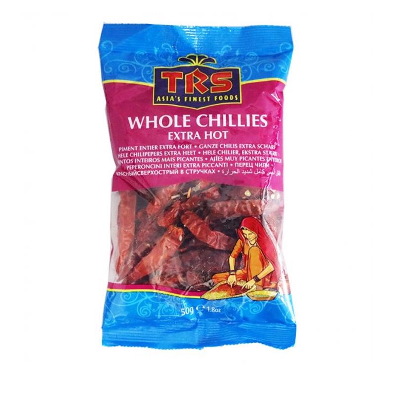 TRS Chilli Whole Extra Hot 50gm - Spice Village