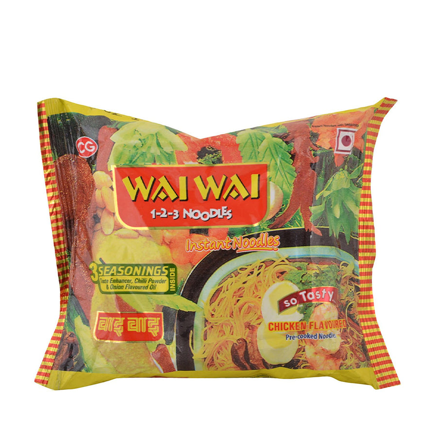 Wai Wai Chicken Instant Noodle 75gm - Spice Village
