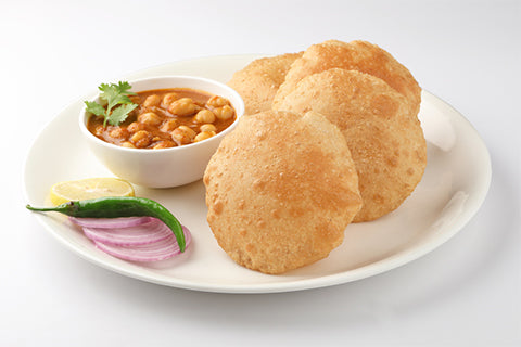 Chana Masala with Puri
