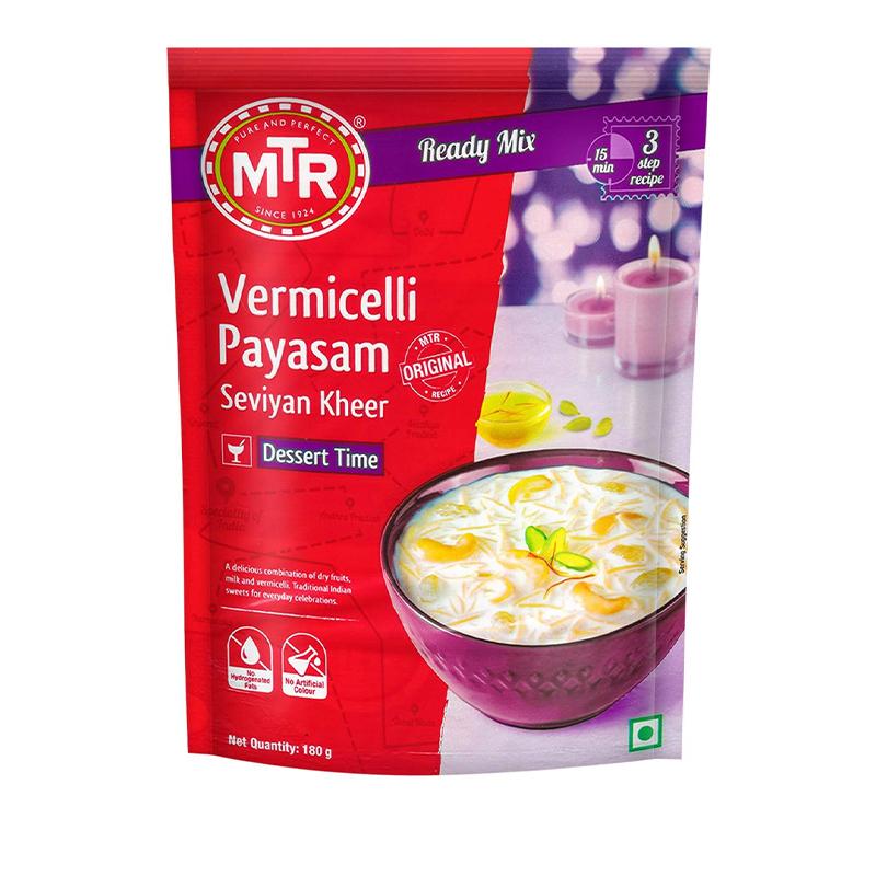 Vermicelli payasam for a South Indian dessert recipe