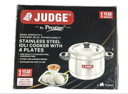 Prestige Stainless Steel Idli Cooker With 4 Plates