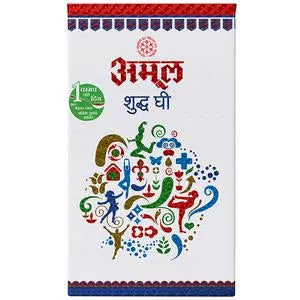Amul Pure Desi Ghee 1L Tetra Pack (box) (905 gm)