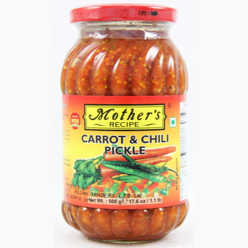 Mother's Recipe Carrot & Chilli pickle 500g