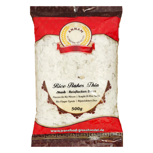 Annam Rice Flakes (Poha/Powa) Thin 500gm