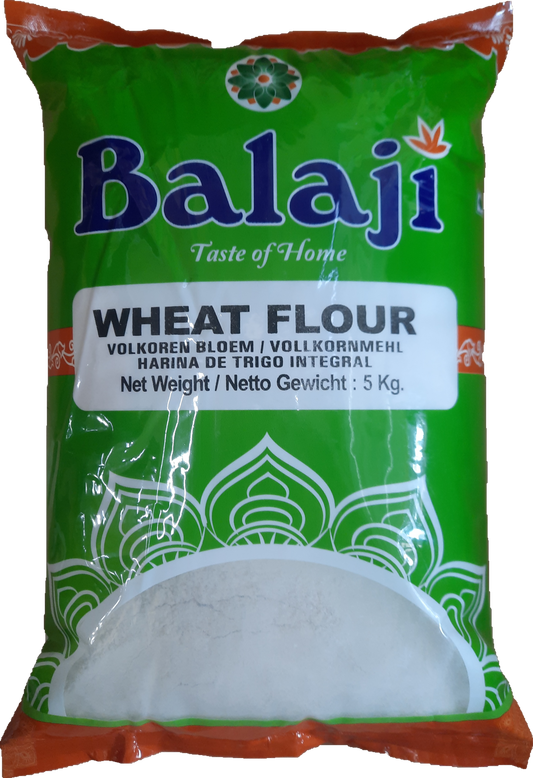 Balaji Wheat Flour (Atta) 5kg (Export Pack)