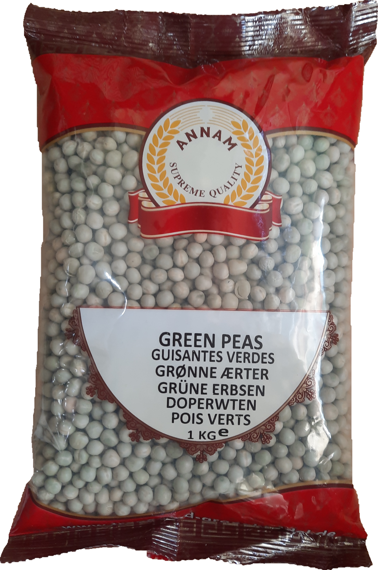 Annam Green Peas Whole 1kg