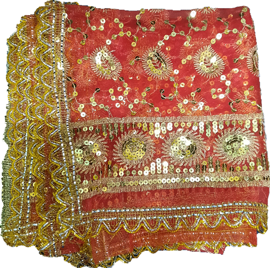 Chundadi (pooja)( Red Colour) (90*45cm)