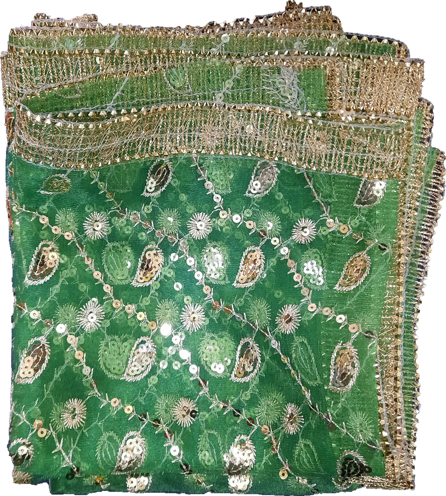Chundadi (pooja)( Green Colour) (90*45cm)