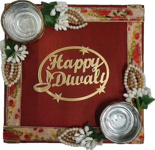 Happy diwali Decor Tea Light