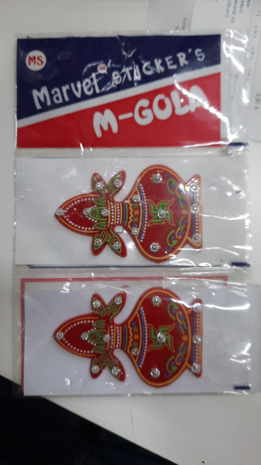 Marvel Kalash Swastik Sticker