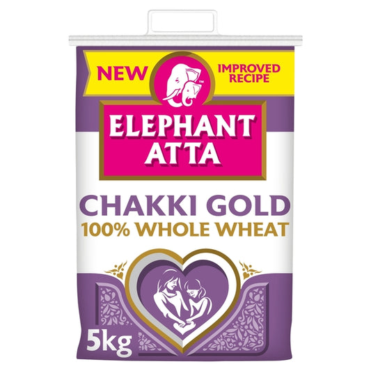 Elephant Chakki Gold Atta (Whole Wheat) 5kg