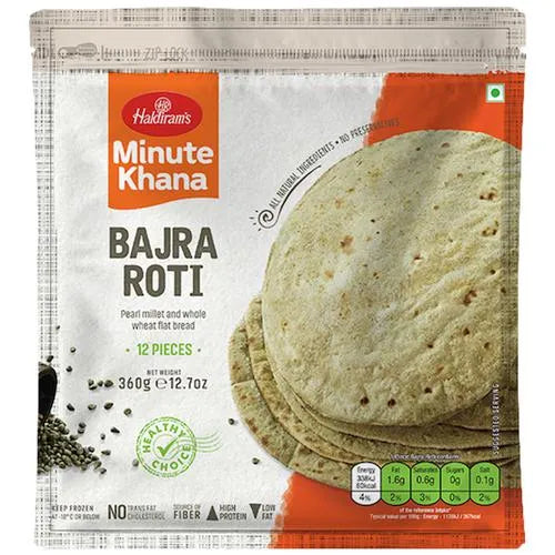 Frozen Haldiram's Bajra Roti 360gm  - Only Berlin Same Day Delivery