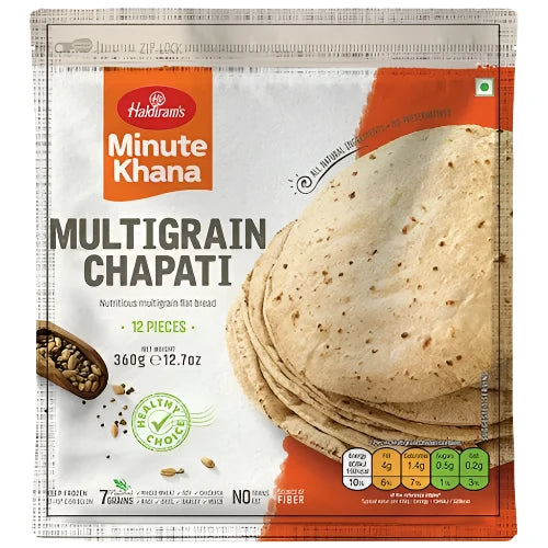 Frozen Haldiram's Multigrain Chapathi 360gm - Only Berlin Same Day Delivery