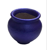 Clay Matka Plain 1pc(Blue)