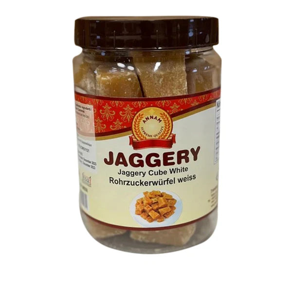 Annam Jaggery Cube White(Jar) 1kg