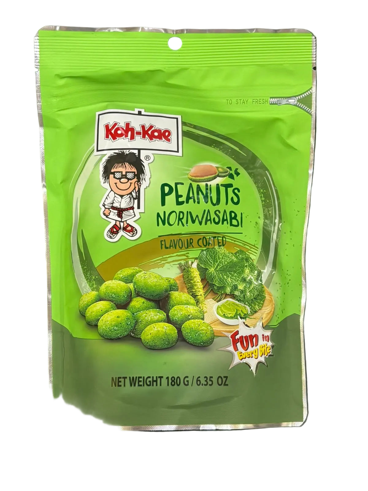 Koh-Kae Wasabi Nori Peanuts 180gm - Spice Village