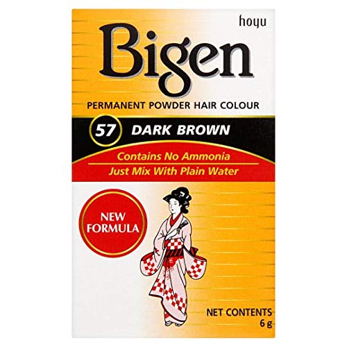 Bigen Permanent Powder Hair Colour - Dark Brown 6gm