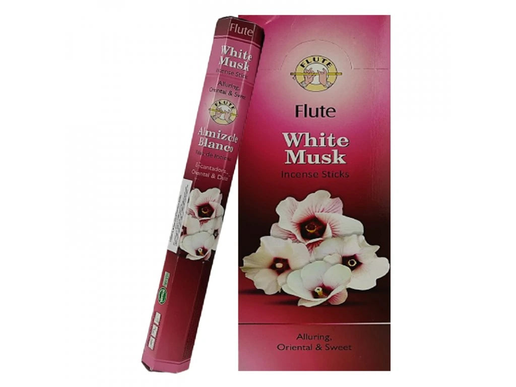 Flute Incense Sticks - White Musk 20gm