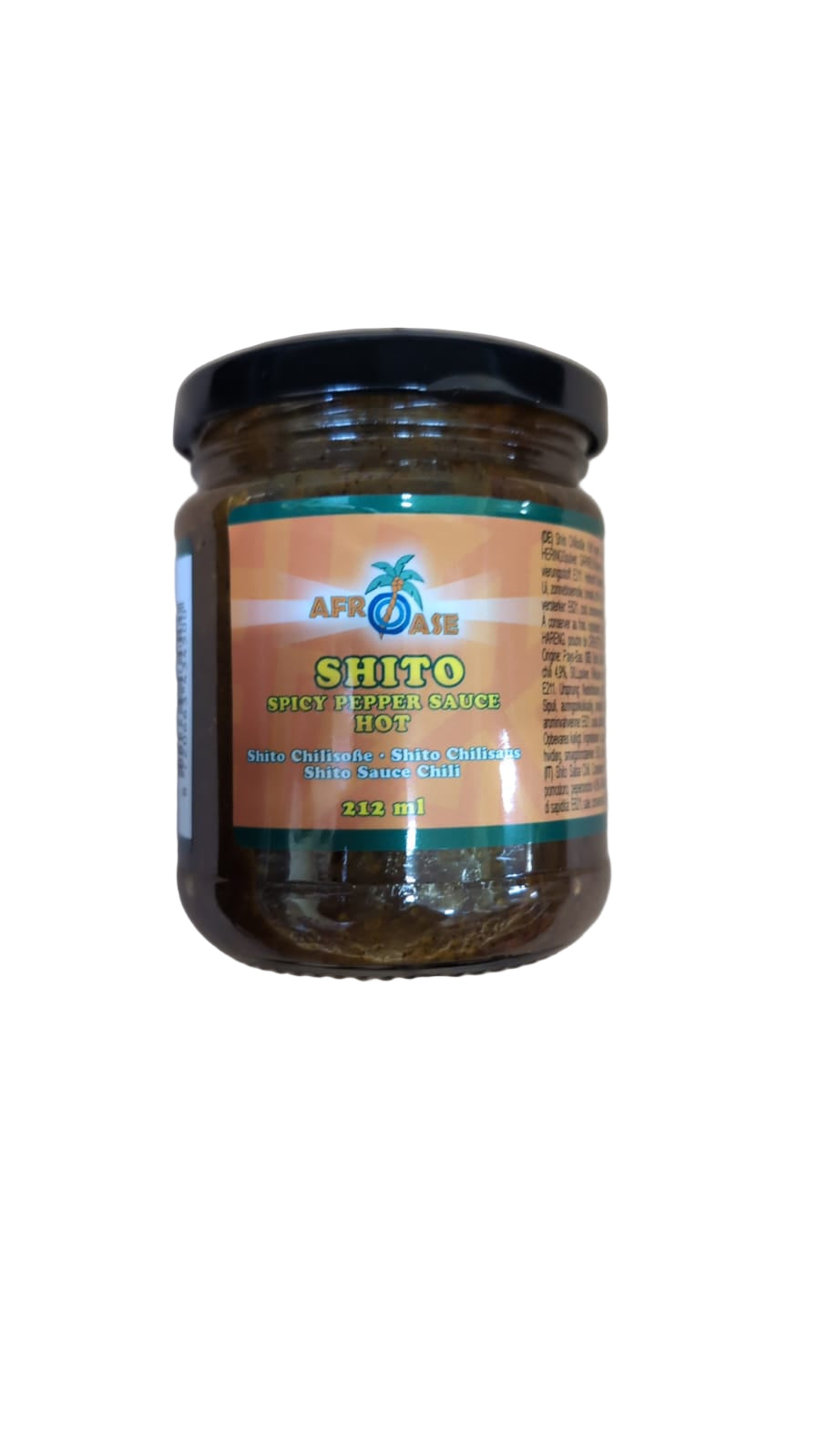 Afroase Hot Shito Spicy Pepper Saice 212ml