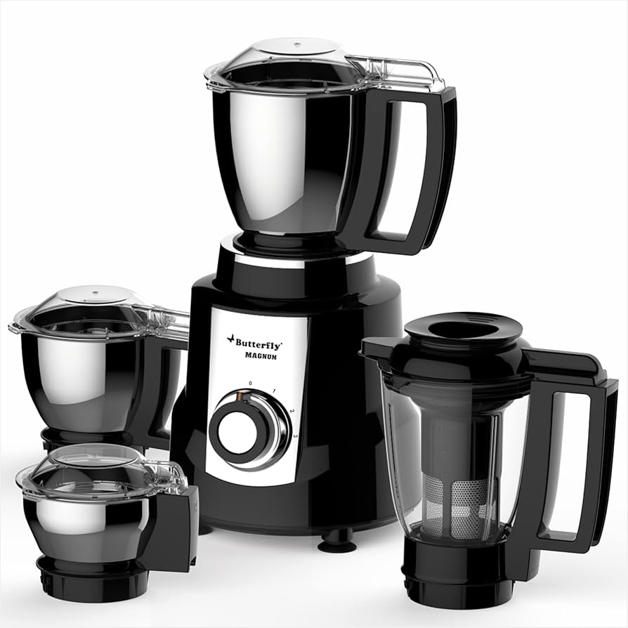 Butterfly Magnum Matchless Grinder(Master Chef Edition) 750W - 4 Jars (With Guarantee)