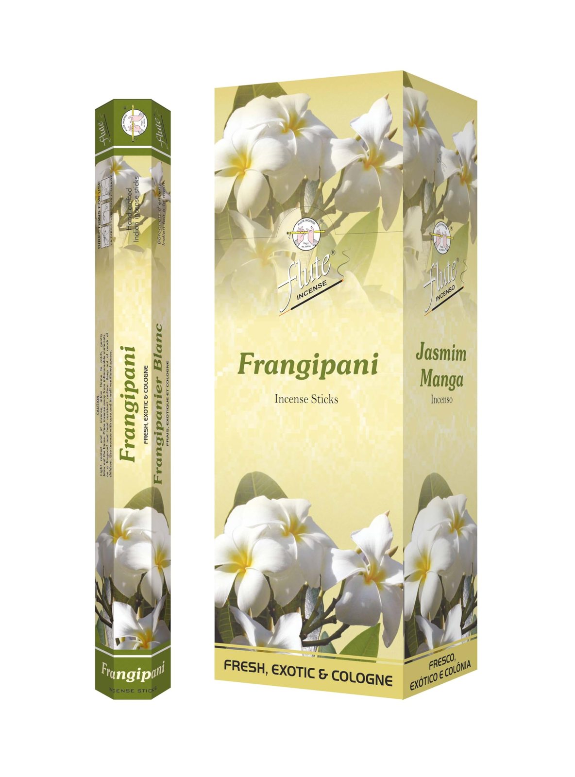 Flute Incense Sticks - Frangipani 20gm