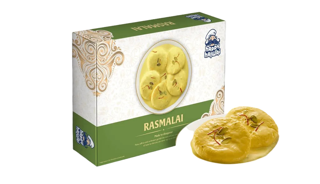 Frozen Happy Halwai Rasmalai 500gm - Spice Village