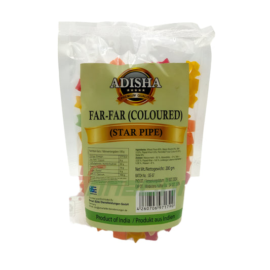 Adisha Far-Far Star-Pipe 1 inch(Coloured) 200gm