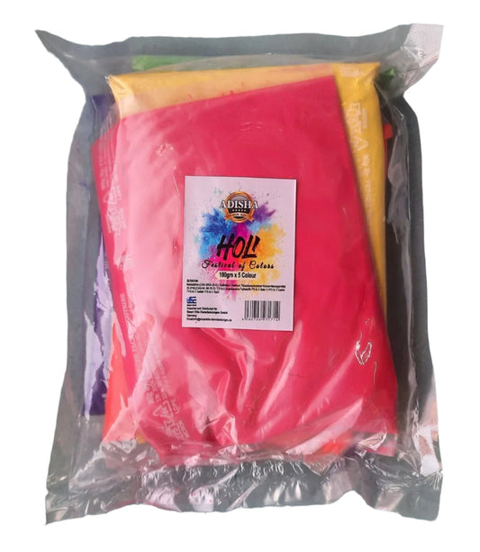 Adisha Holi Colours 500gm (100gm x5)