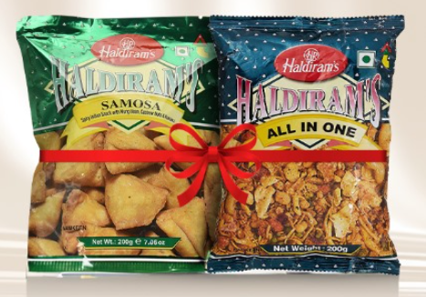 Haldiram's All in One + Samosa 200gm each (Offer pack)