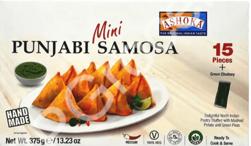 Frozen Ashoka Punjabi Mini Samosa 375gm - Spice Village