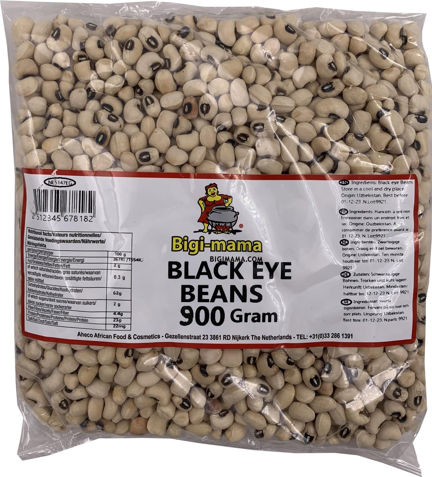 Bigi Mama Black Eye Beans 900gm