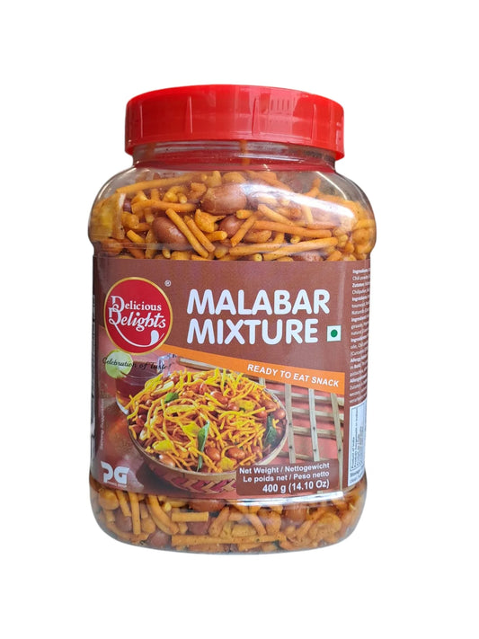 Delicious Delights Malabar Mixture(Hot) 400gm