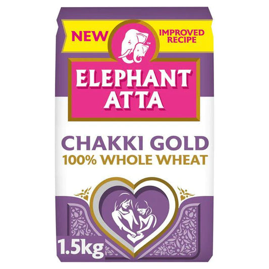 Elephant Chakki Gold Atta (Whole Wheat) 1.5kg