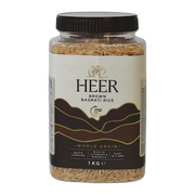 Heer Brown Basmati Rice(Jar) 1kg