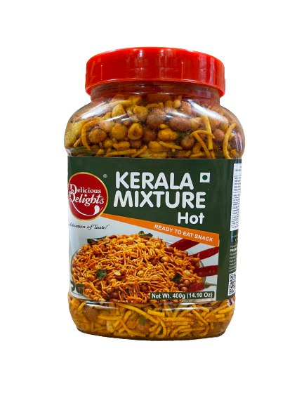 Delicious Delights Kerala Mixture Hot (Jar) 400gm