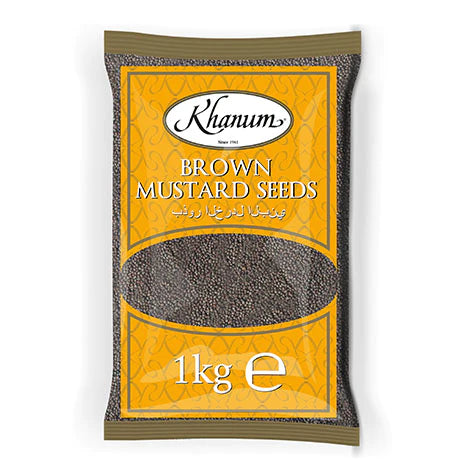 Khanum Mustard Seeds Brown 1kg