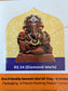 Ganesh Idol 6"  Home Visarjan Kacchi Mitti Ganesh (Eco Friendly -24) (Diamond) - Assorted Colour - Only Berlin same day delivery