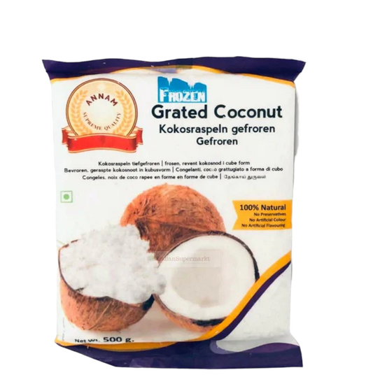 Frozen Annam Grated Coconut 500gm - Only Berlin Same Day Delivery