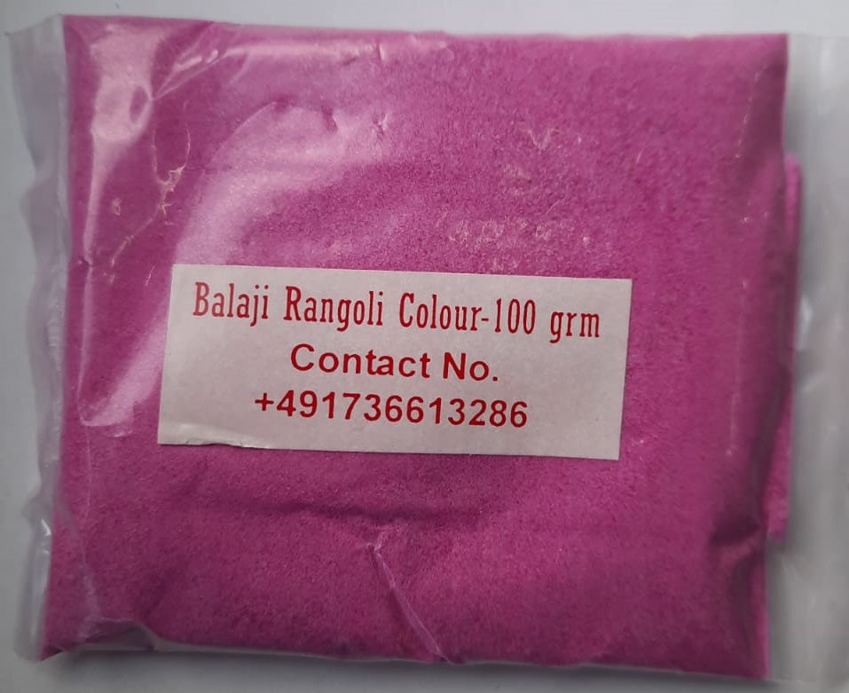 Rangoli Colour (Pink) 100gm